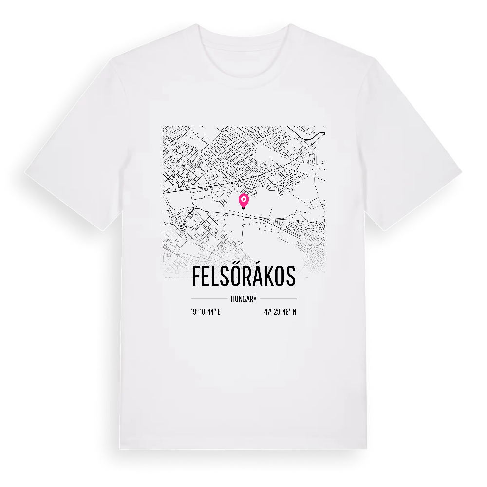 Felsőrákos karta t-shirt – White, i miljö