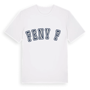 Fenyőfő college t-shirt – ekologisk bomull t-shirt från Pinshirt