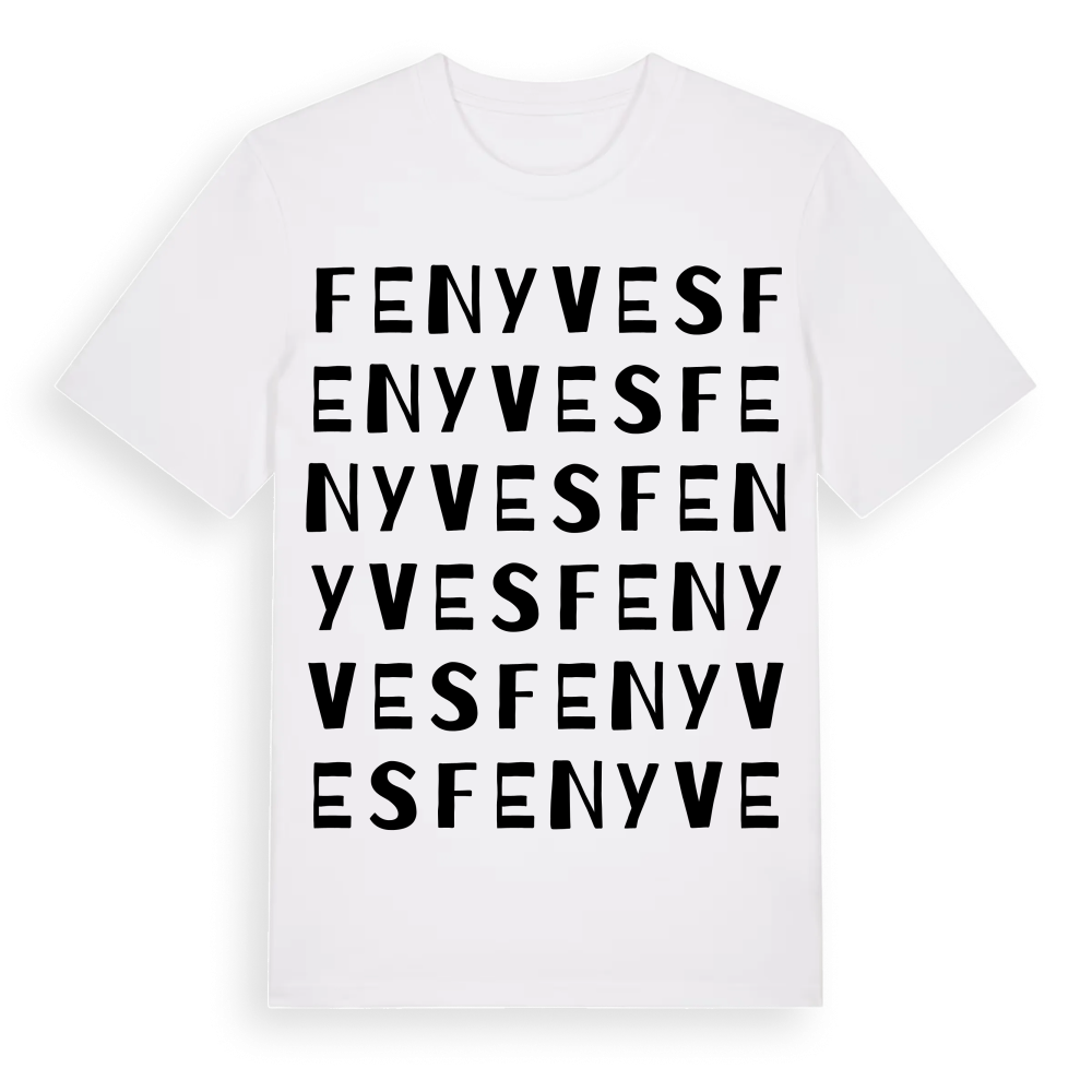 Fenyves ordlek t-shirt – White, i miljö