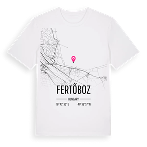 Fertőboz karta t-shirt – ekologisk bomull t-shirt från Pinshirt