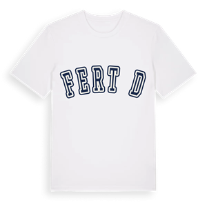 Fertőd college t-shirt – ekologisk bomull t-shirt från Pinshirt