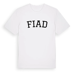 Fiad böjd t-shirt – ekologisk bomull t-shirt från Pinshirt