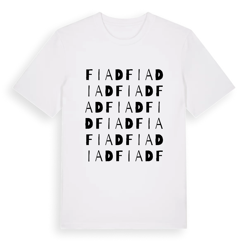 Fiad ordlek t-shirt – White, i miljö