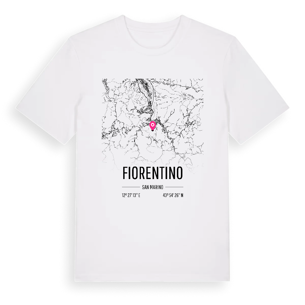 Fiorentino karta t-shirt – White, i miljö
