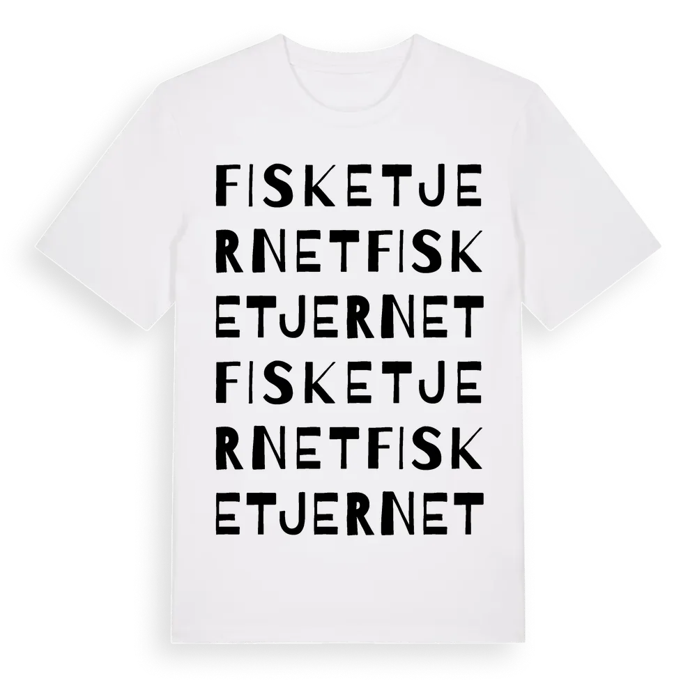 Fisketjernet ordlek t-shirt i miljö