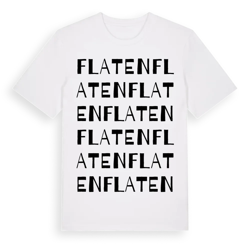 Flaten ordlek t-shirt i miljö