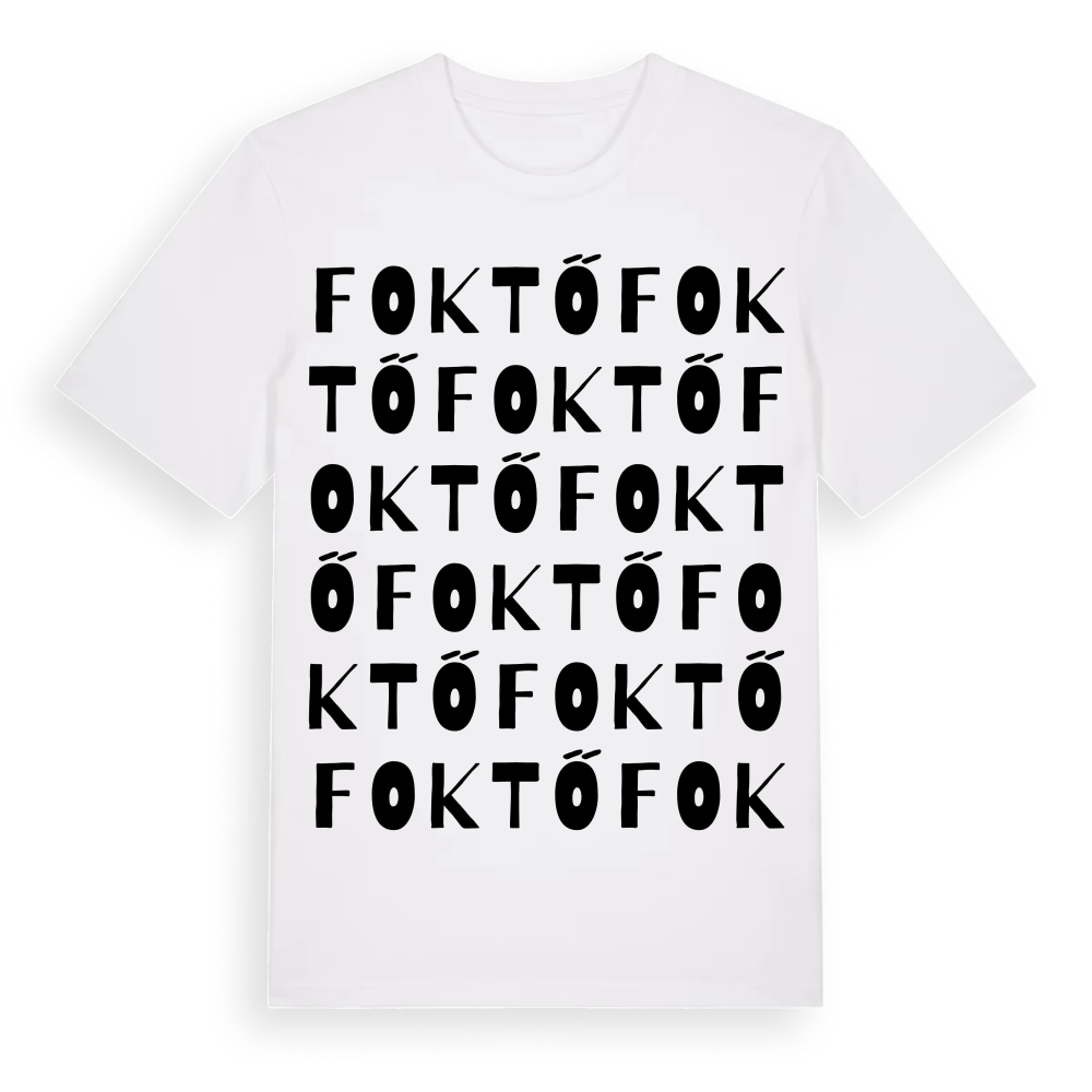 Foktő ordlek t-shirt – White, i miljö