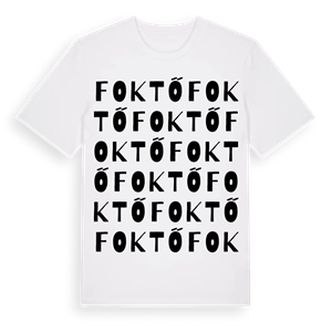 Foktő ordlek t-shirt – ekologisk bomull t-shirt från Pinshirt