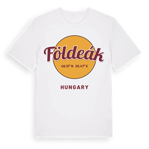 Földeák cirkel t-shirt – ekologisk bomull t-shirt från Pinshirt
