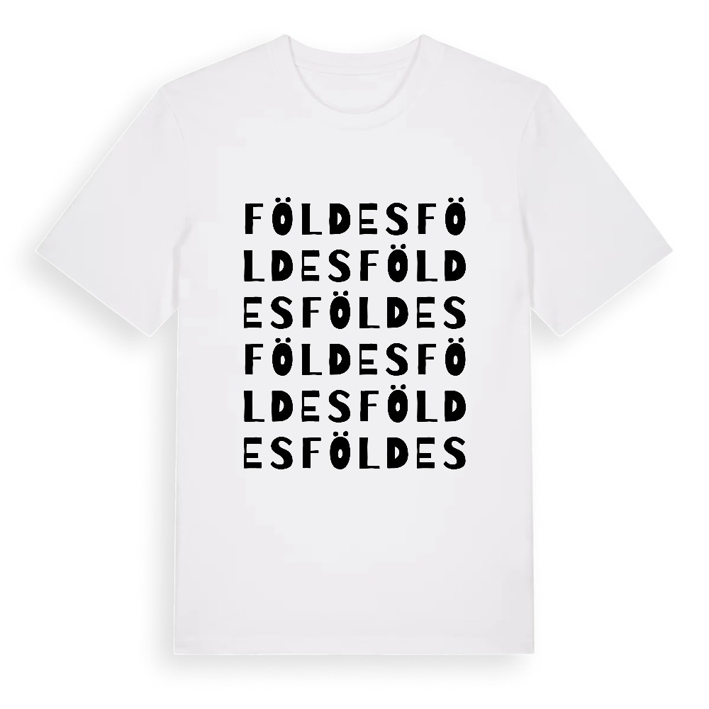 Földes ordlek t-shirt – White, i miljö