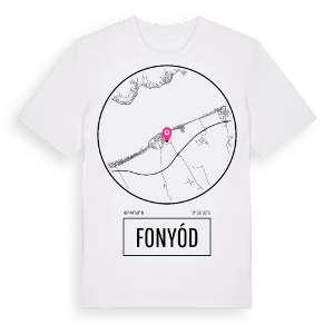 Fonyód t-shirt – ekologisk bomull t-shirt från Pinshirt