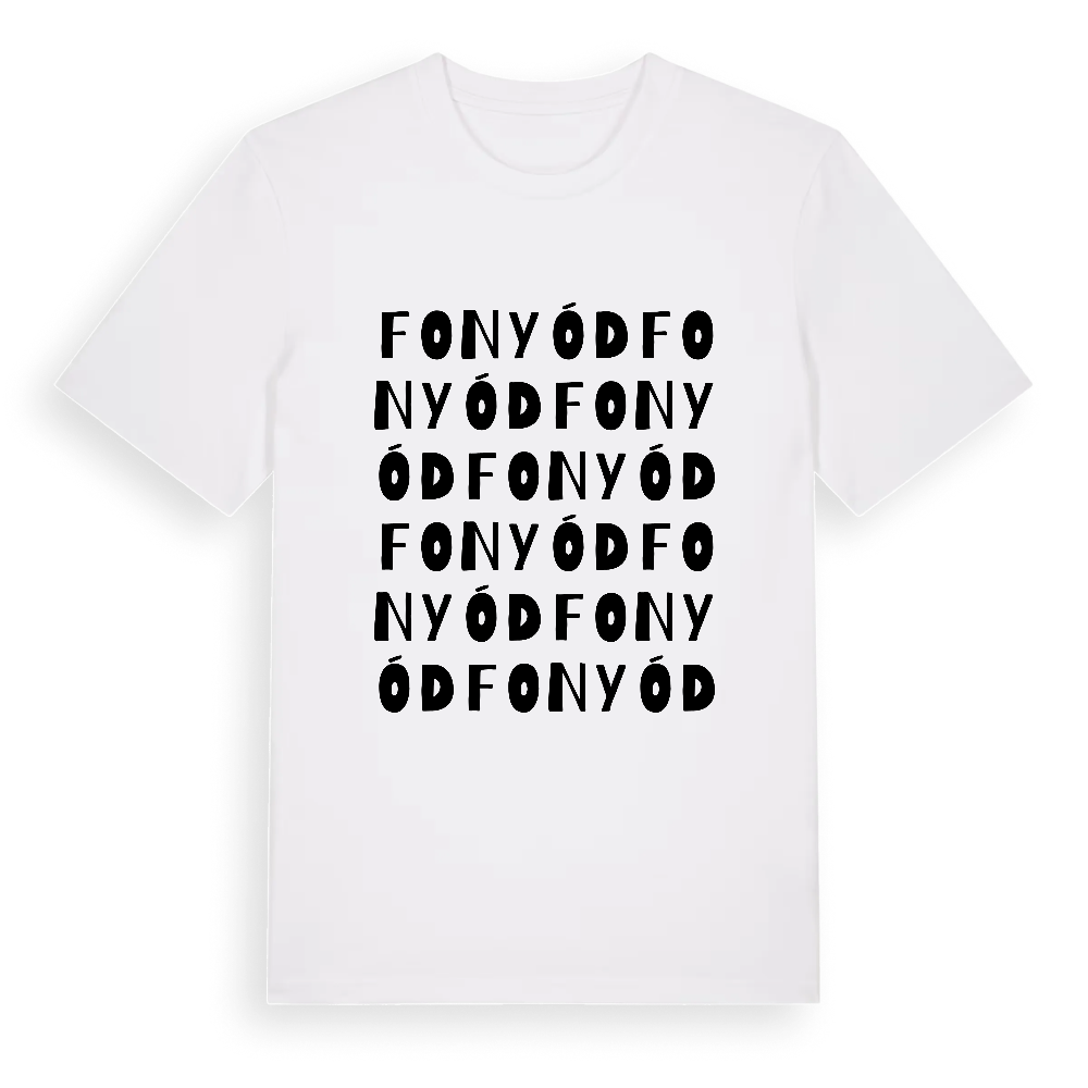 Fonyód ordlek t-shirt – White, i miljö