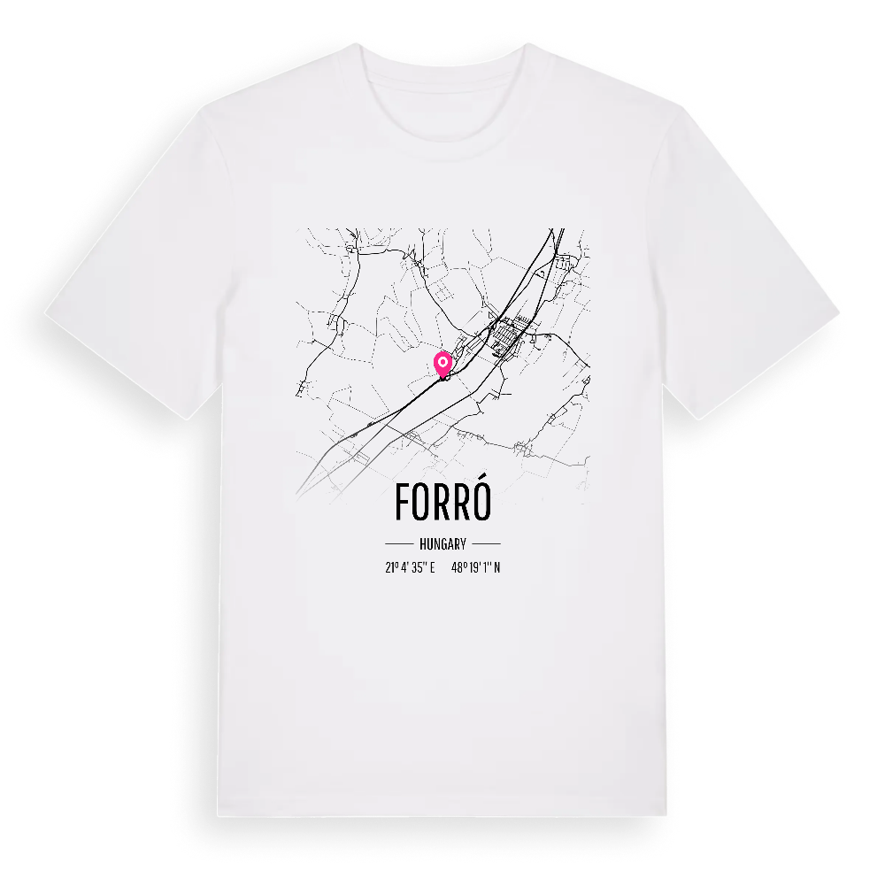 Forró karta t-shirt – White, i miljö