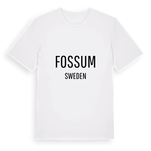 Fossum i Sverige t-shirt – ekologisk bomull t-shirt från PinShirt