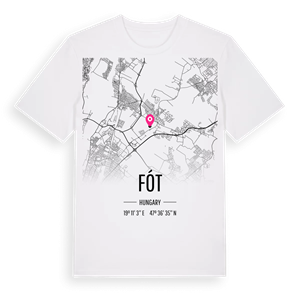 Fót karta t-shirt – ekologisk bomull t-shirt från Pinshirt