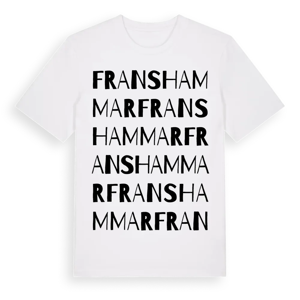 Franshammar ordlek t-shirt i miljö