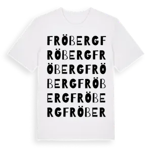 Fröberg ordlek t-shirt – ekologisk bomull t-shirt från Pinshirt