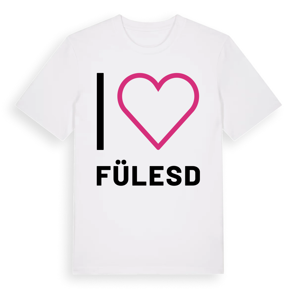 Jag älskar Fülesd t-shirt stort tryck – White, i miljö