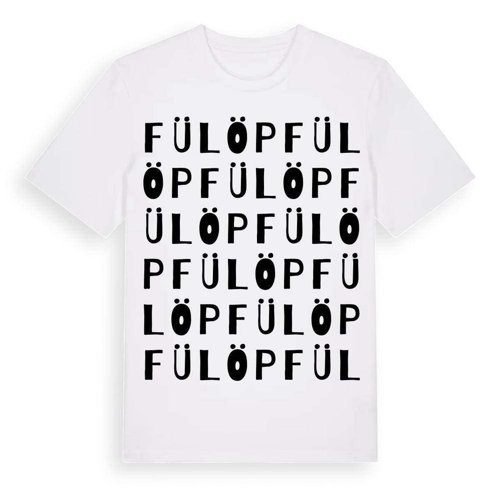 Fülöp ordlek t-shirt – White, i miljö