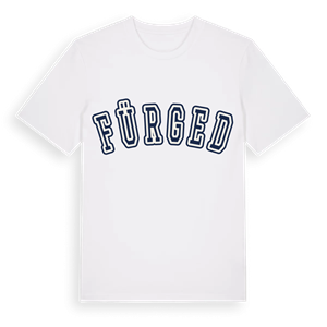 Fürged college t-shirt – ekologisk bomull t-shirt från Pinshirt