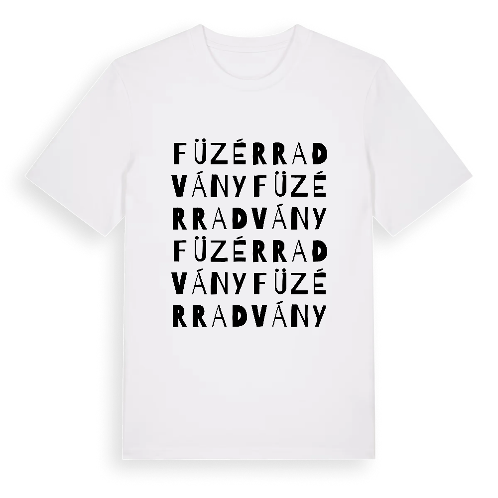 Füzérradvány ordlek t-shirt – White, i miljö