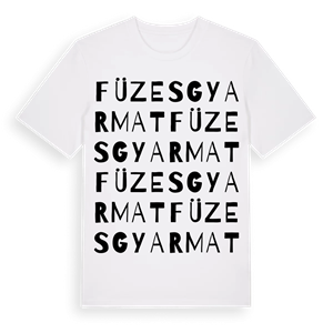 Füzesgyarmat ordlek t-shirt – ekologisk bomull t-shirt från Pinshirt