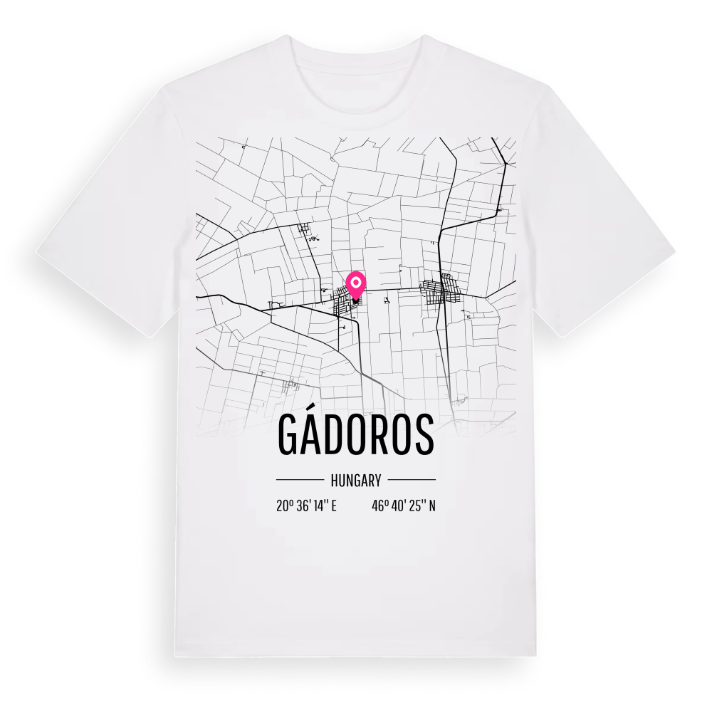Gádoros karta t-shirt – White, i miljö