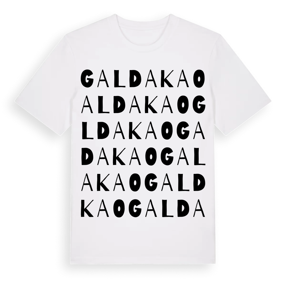 Galdakao ordlek t-shirt – White, i miljö