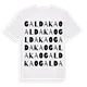 Galdakao ordlek t-shirt
