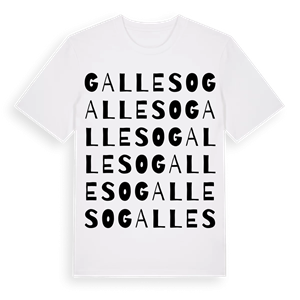 Galleso ordlek t-shirt – ekologisk bomull t-shirt från Pinshirt