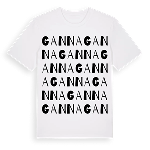 Ganna ordlek t-shirt – ekologisk bomull t-shirt från Pinshirt