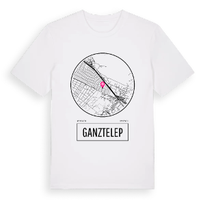 Ganztelep t-shirt – ekologisk bomull t-shirt från Pinshirt