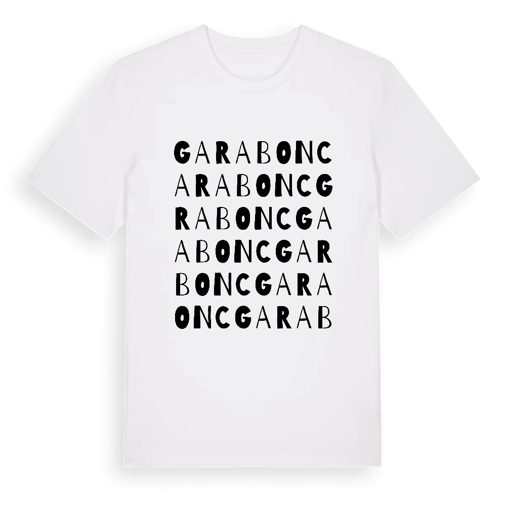 Garabonc ordlek t-shirt – White, i miljö