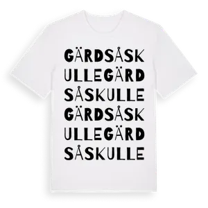 Gärdsåskulle ordlek t-shirt – ekologisk bomull t-shirt från Pinshirt