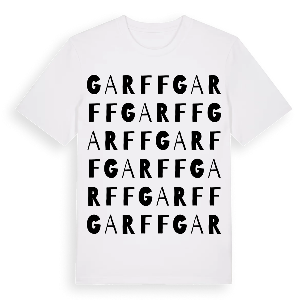 Garff ordlek t-shirt – White, i miljö