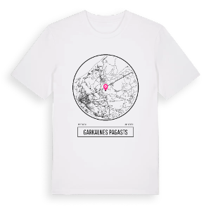 Garkalnes pagasts t-shirt – ekologisk bomull t-shirt från Pinshirt