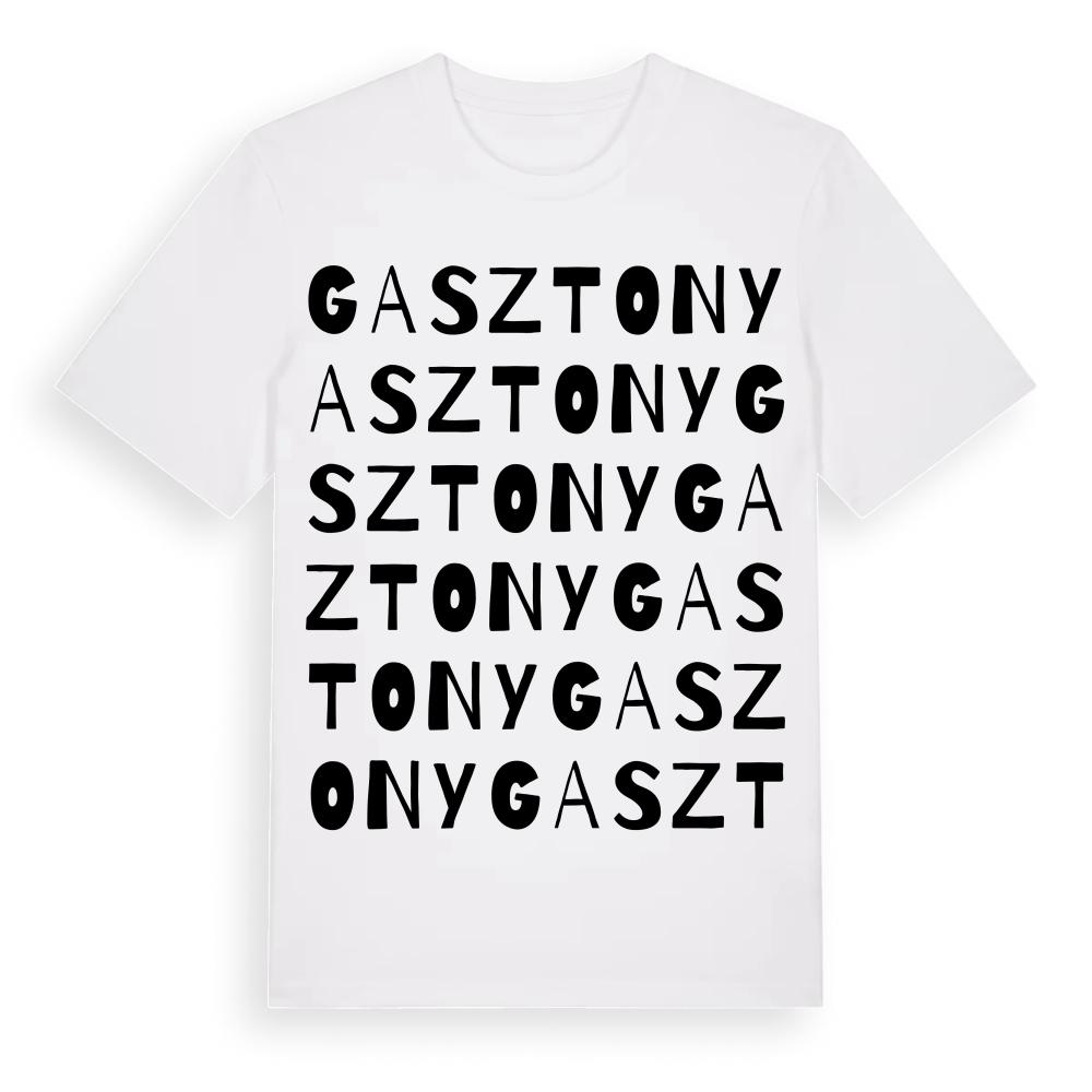 Gasztony ordlek t-shirt – White, i miljö