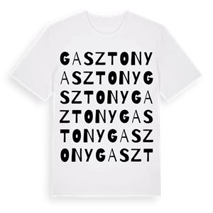 Gasztony ordlek t-shirt – ekologisk bomull t-shirt från Pinshirt