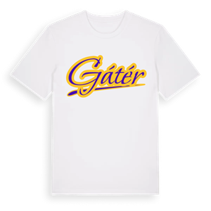 Gátér baseball t-shirt – ekologisk bomull t-shirt från Pinshirt