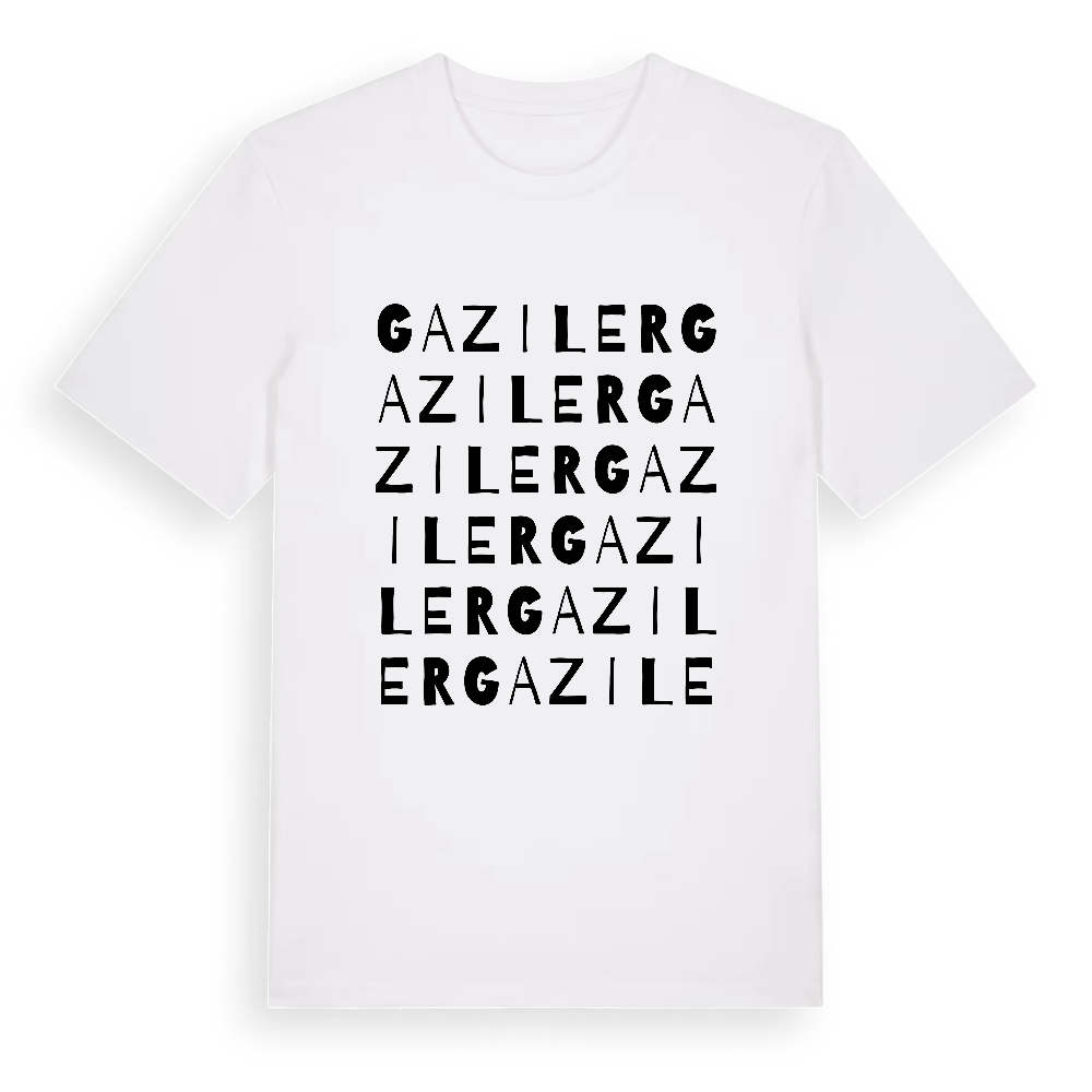 Gaziler ordlek t-shirt – White, i miljö