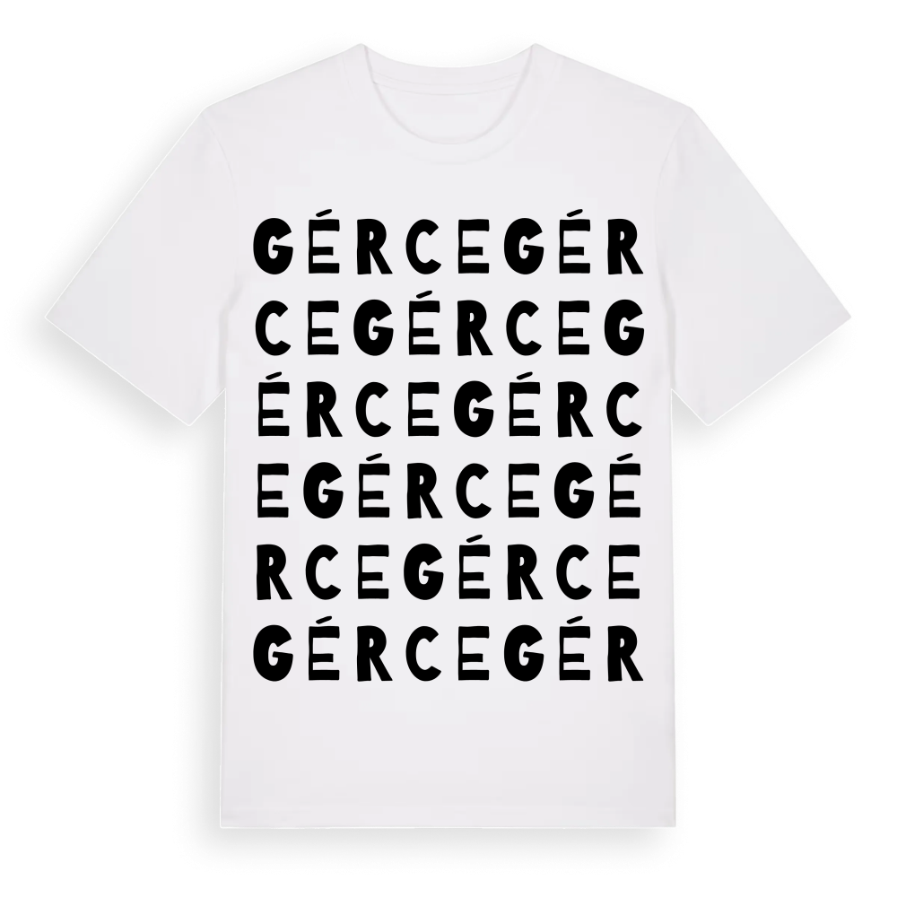 Gérce ordlek t-shirt – White, i miljö