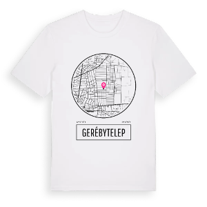 Gerébytelep t-shirt – ekologisk bomull t-shirt från Pinshirt