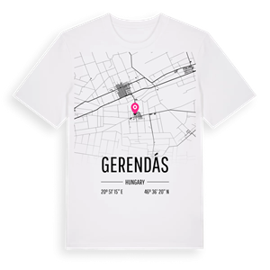Gerendás karta t-shirt – ekologisk bomull t-shirt från Pinshirt