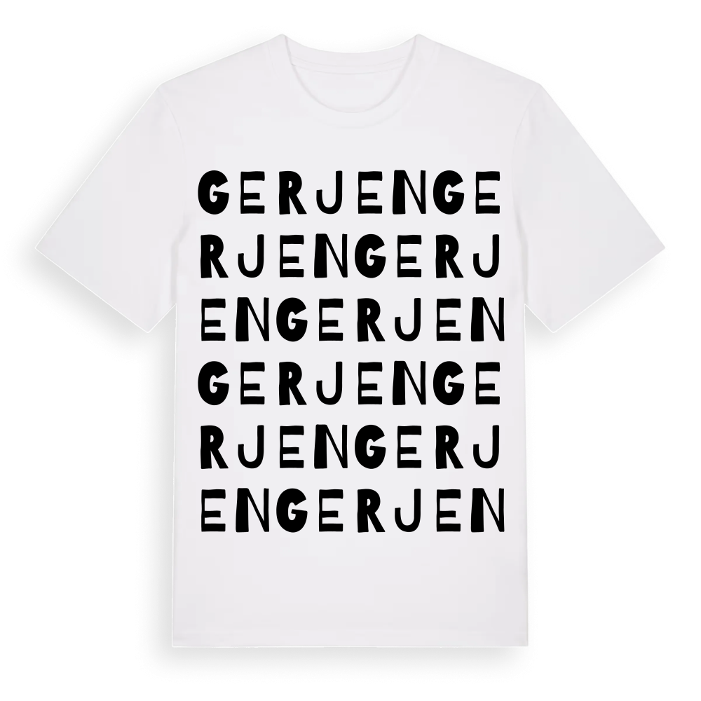 Gerjen ordlek t-shirt – White, i miljö