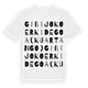 Gibijoko erkidegoa (Kuartango) ordlek t-shirt