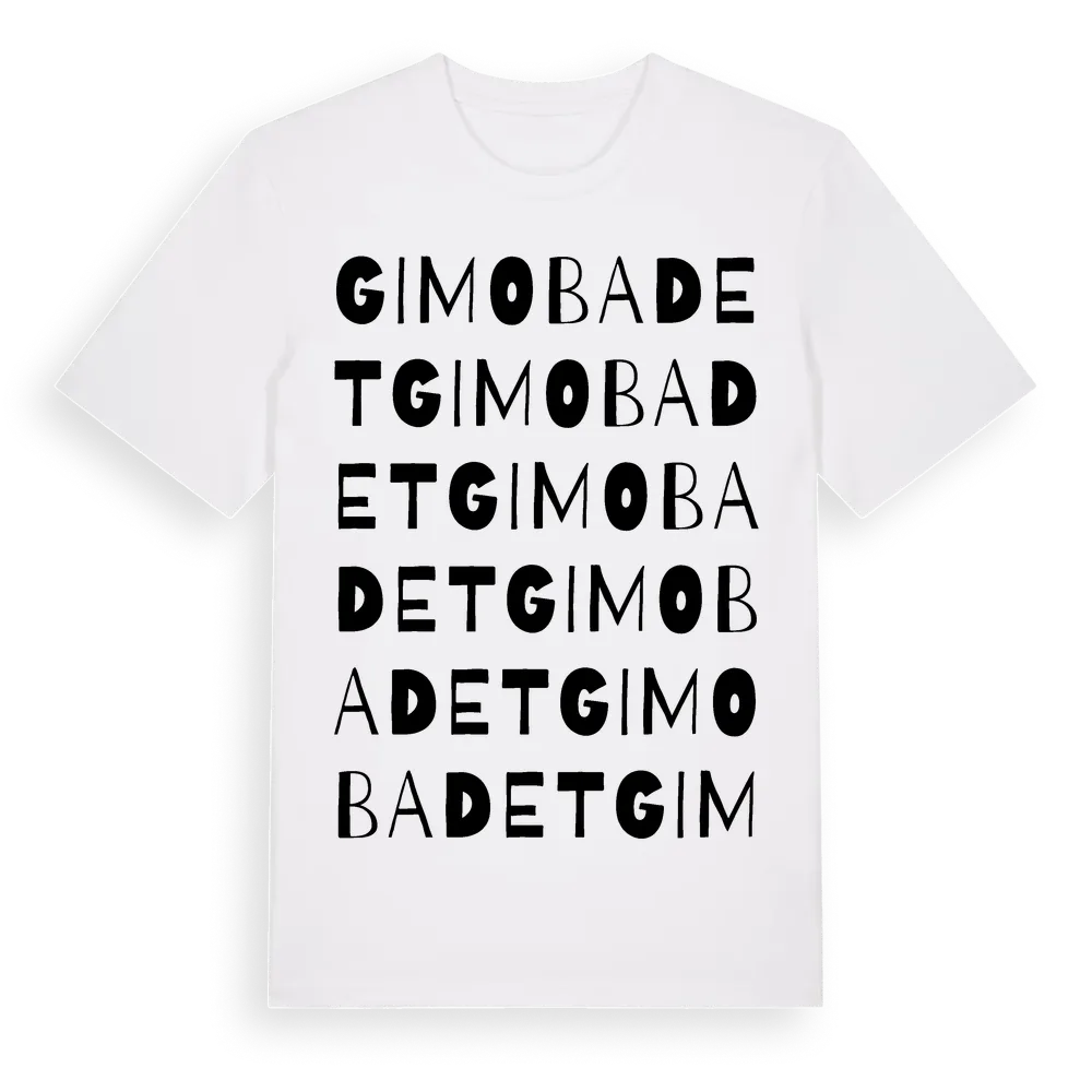 Gimobadet ordlek t-shirt i miljö