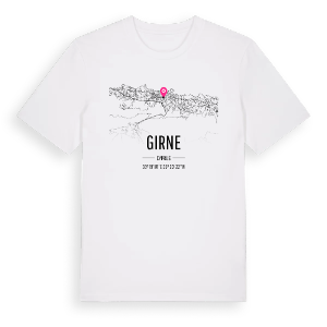 Girne karta t-shirt – ekologisk bomull t-shirt från Pinshirt