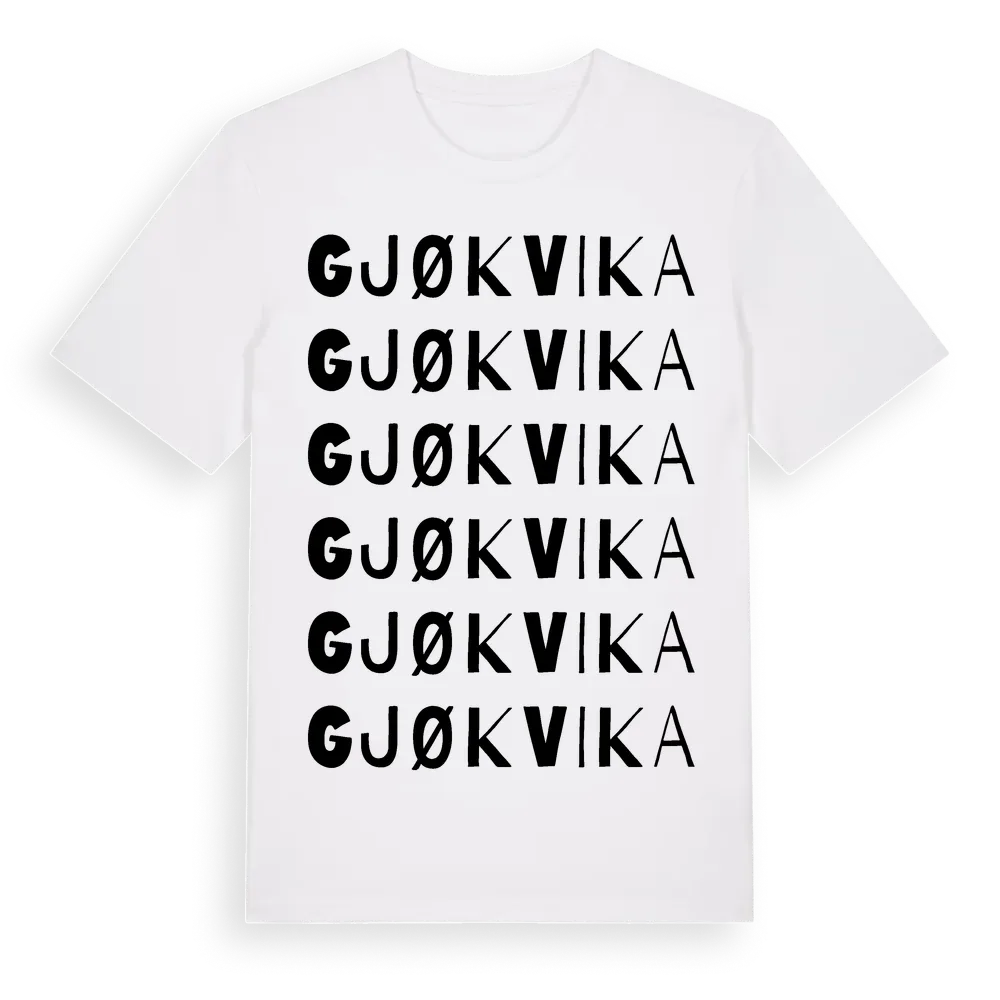 Gjøkvika ordlek t-shirt i miljö