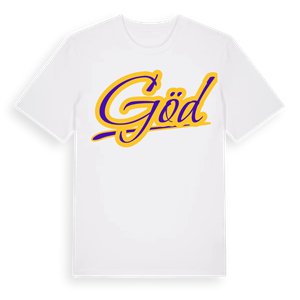 Göd baseball t-shirt – ekologisk bomull t-shirt från Pinshirt