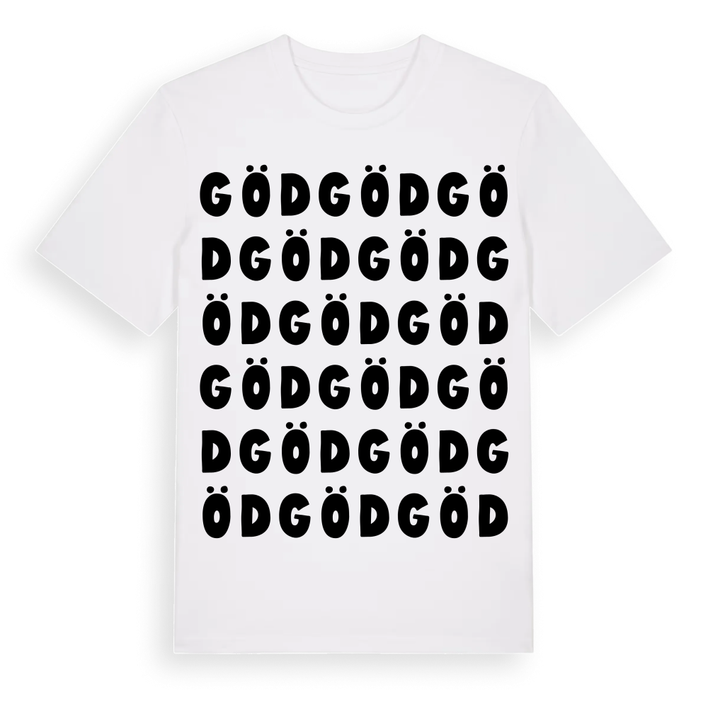Göd ordlek t-shirt – White, i miljö